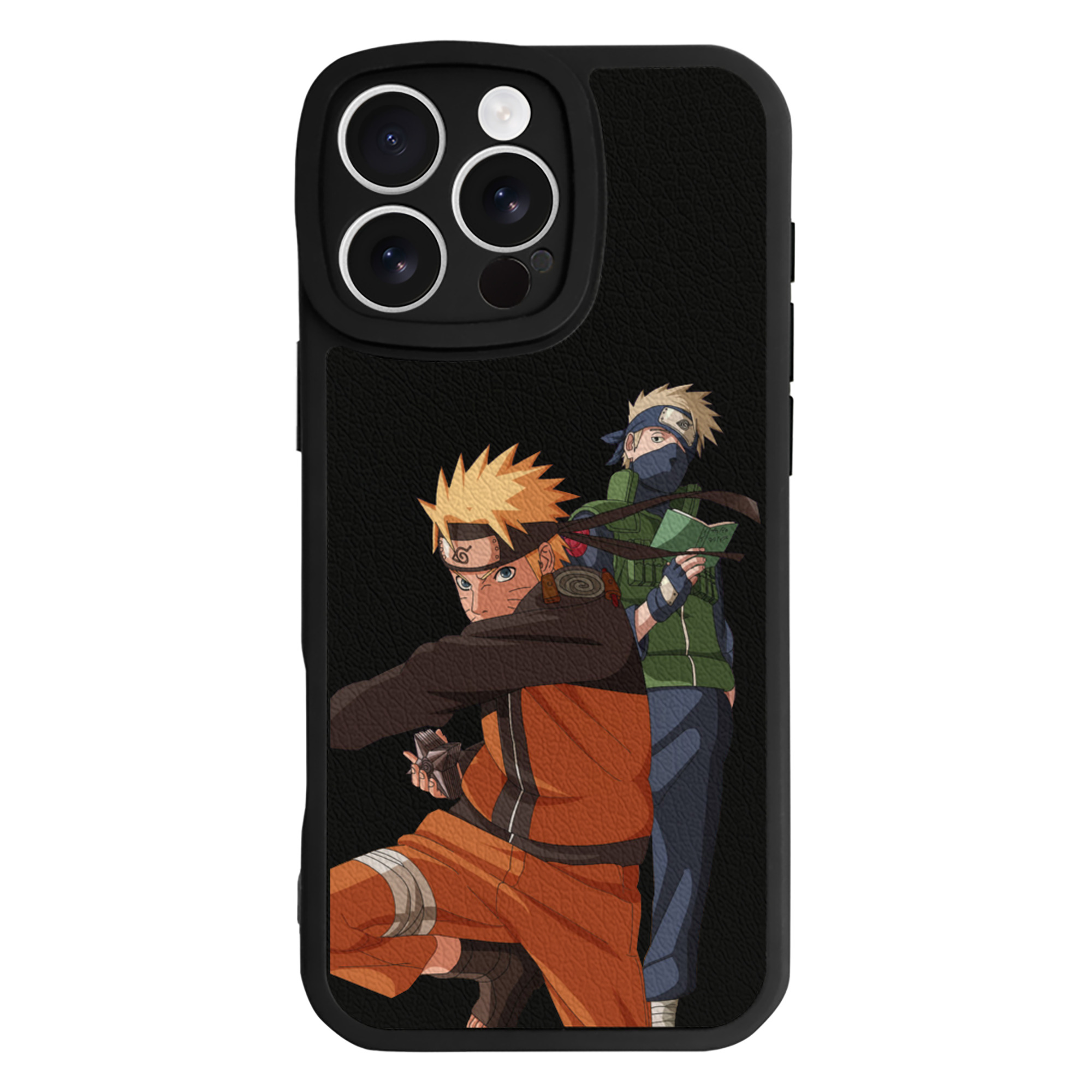 （画像用） NARUTO -ナルト- うずまき ナルト Uzumaki Naruto 【iPhone 16シリーズ対応】シリコンスマホケース（レザー調） 材質：シリコン